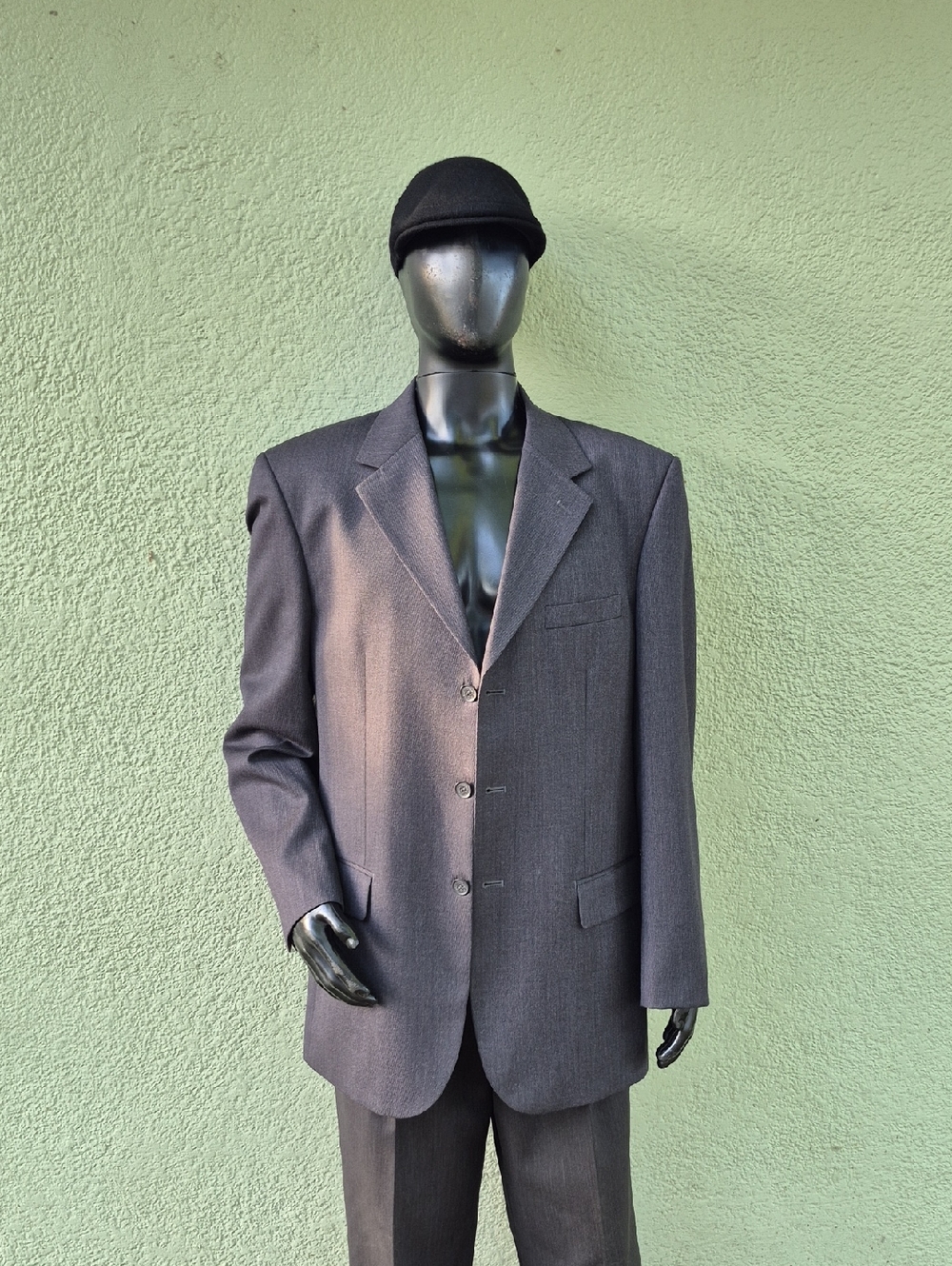 Vittorio St. Angelo (Taiwan) Men's Pure Wool (3) Button Luxe Blazer